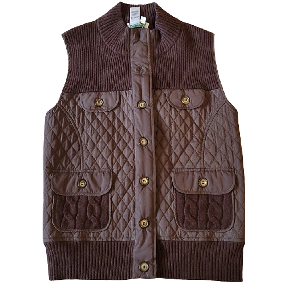 Coldwater Creek brown misses vest size 14-16